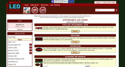 Desktop Screenshot of brightledsigns.com